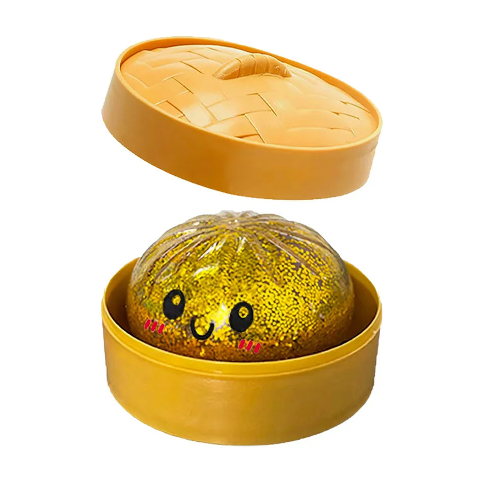 Glittery Sensory Squish Dumplings