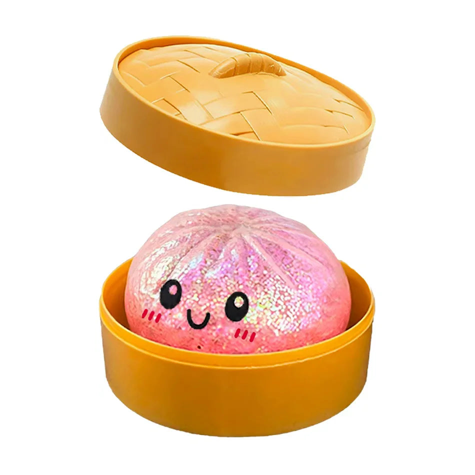 Glittery Sensory Squish Dumplings