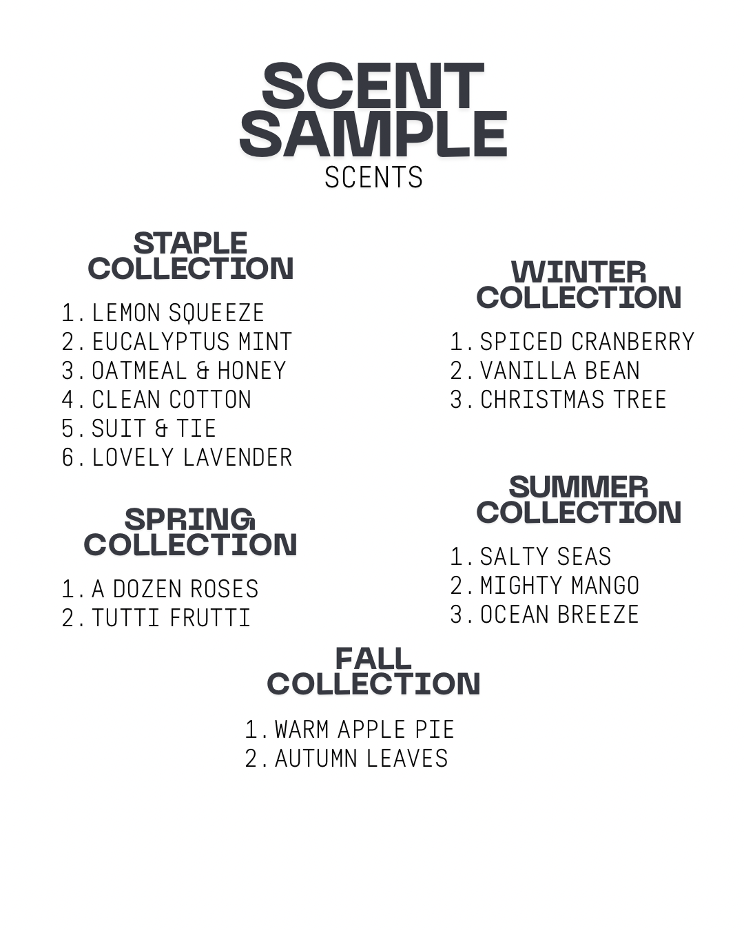 Mini Scent Collection - Sniff Them All!