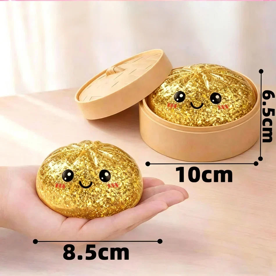 Glittery Sensory Squish Dumplings
