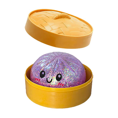 Glittery Sensory Squish Dumplings