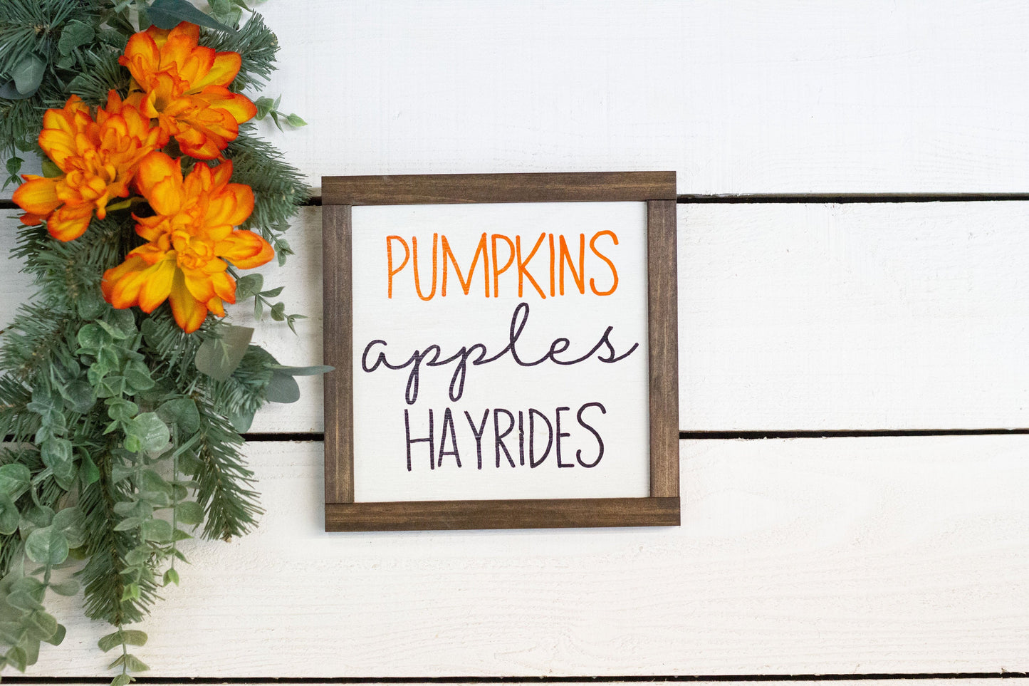 Pumpkins Apples Hayrides