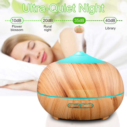Ultrasonic Color Changing Essential Oil Aromatherapy Diffuser