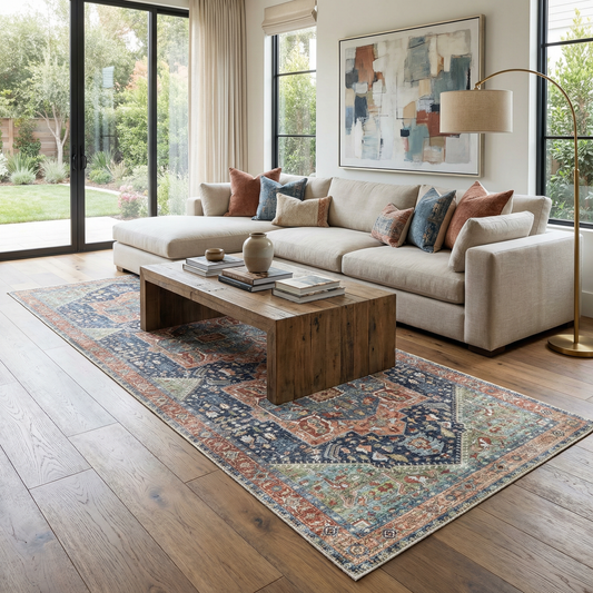 Exira Washable Area Rug